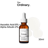 The Ordinary Ascorbic Acid 8% Alpha Arbutin 2% 30ml สารต้านอนุมูลอิสระ สีผิวไม่สม่ำเสมอ