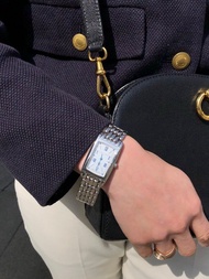 【VintageShop solo 日本直送中古包專賣店】CELINE 賽琳 腕錶 銀色 Triomphe 不鏽鋼 復古