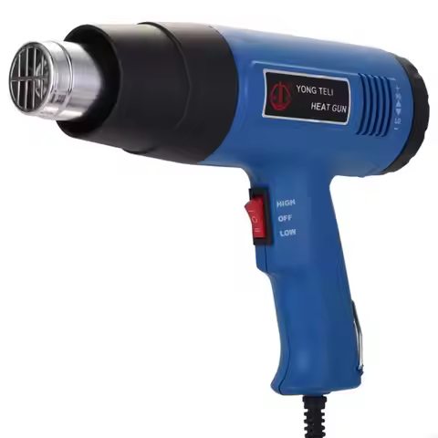 E15A 600W 300℃ 600℃ Heating Guns Heavy Duty Hot Air Guns Kit Variable Temperature Control Fast Heati