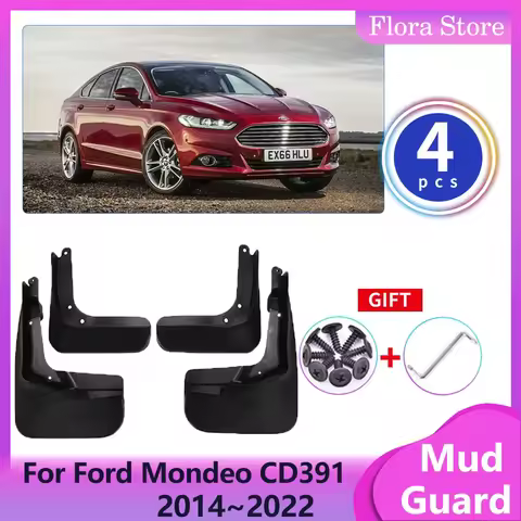 Car Fenders for Ford Mondeo Mk V CD391 Fusion 2014~2022 Wheel Protector Mudguards Rear Mud Flap Spla