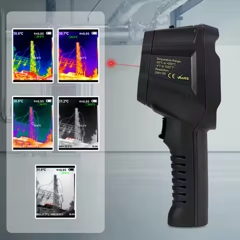 HT-06 Thermal Camera 256 X 192 Resolution Handheld Thermal Imaging Camera Infrared Thermal Imager Hi