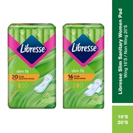 Libresse Slim Sanitary Women Pad Wing 16's / Non Wing 20's