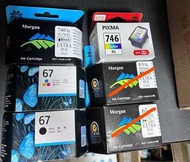 19ml 墨盒 HP 67/ 63 XL/740 XL/CANON 746XL Photocopier 影印機/ Printer 打印機 Black Extra Ink Cartridge 黑白/ 黑色 高用量墨盒連噴墨頭 墨水盒/ 墨汁盒 | COMPUTER打印機墨水