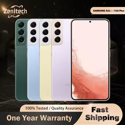 Samsung Galaxy S22+ 5G S22 Plus S906U 128GB 256GB ROM 8GB RAM 6.6' OLED Snapdragon NFC Octa Core gal