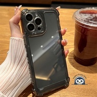 Black Simple Phone Case For OPPO A5i A3 Pro NFC A3X A60 A40 A40M A98 A97 A96 A80 A79 A78 A76 A36 A57
