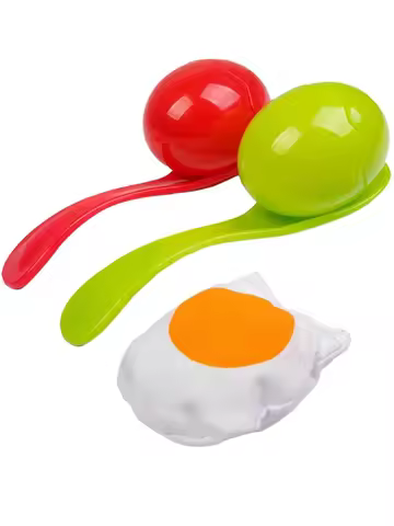 Egg And Spoon Race Game Kids Sensory Balance Toys Party Favors Outdoor Spielzeug Kinder Juegos Cumpl