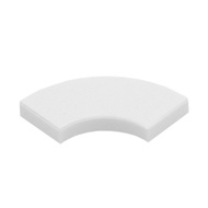 COOLPON|This Is LEGO Lego's Parts White Tile Round Straw 2x2 Smooth Corner 27925