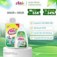 Combo Sấm Sét: Bột Tẩy Lồng Máy Giặt Ailla 300Gr + Tẩy Mốc Gioăng Cao Su Ailla 100Gr