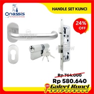 Handle Set Kunci Onassis ons 281 dlp set lc 30mm kunci pintu aluminium
