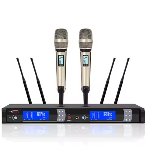 SKM9000 One to two wireless microphone, true diversity FM UHF home stage performance KTV microphone 