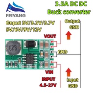 SM 3.5A DC-DC Voltage Reducer Circuit Board From 4.5V-27V To 3V 3.3V 3.7V 5V 6V 7.5V 9V 12V DD2712sa