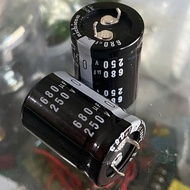 Nichicon capacitor 680uf 250v 680uf250v capacitor 250v 680uf 25X35mm imported goods