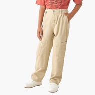 Babyshop Juniors Cargo Pants With Button Closure