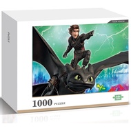 How To Train Your Dragon Hiccup and Toothless Jigsaw Puzzle Toy Family Game Gift