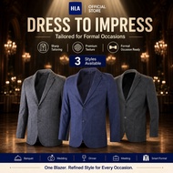 HLA Classic Long Sleeve Business Formal Suit Jacket Men (3 Styles)