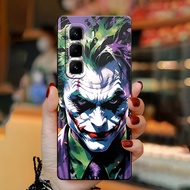 Softcase Handphone Infinix HOT 50 / Hot 50 Pro / HOT 50 Pro Plus 4G Motif J0ker Anti Slip 2024 Silic