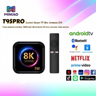 Latest T95PRO 8K+Live Channel Smart TV Box Latest Version 15.0 Voice Remote Control Bluetooth 5.0