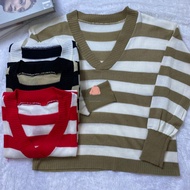 Siare Stripe Premium Women's Top/Knitted Top/Fine Knit