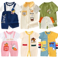 Kids Boy Baby Boys Girls Short Sleeve Cotton Romper Jumpsuit Baby 3D Stereoscopic Cartoon Patterned 