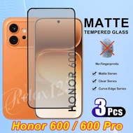 For Honor 600 Pro 5G 3PCS Matte Frosted Glass For Honor 600 600Pro Honor600 Honor600Pro Honor 600 Li