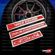 RAYS ENGINEERING VOLK RACING CE28SL Wheel Sticker Rim 17 18 CE28 SL