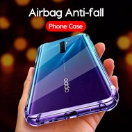 Casing เคสใส TPU กันกระแทก สำหรับ OPPO A5 2025 A9 A18 A38 A58 A98 A79 F11 F15 F9 F7 F5 Reno 14 14F 1