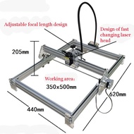 1PC  1000mW DIY Desktop Mini Laser Engraver Engraving Machine Laser Cutter Etcher 35X50cm Adjustable