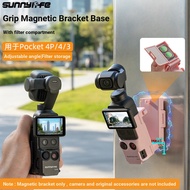 Sunnylife Pocket 4P/4/3 Handheld Grip Shooting Magnetic Bracket Adjustable Base Portable Photography