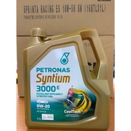 Syntium 3000E 0W-20 Perodua Myvi Engine Oil Axia Engine Oil PETRONAS Fully Syn 3000E 0W20