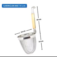 SARINGAN MIE KOCOK TEBAL / serok mie stainless 14cm / saringan mie stainless / serok mie ayam / sari
