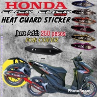 Honda Click 125i and 150i Heat Guard Sticker only / Click 125i Accessories / Click 150i Sticker