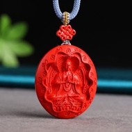 天然原礦硃砂精品紅砂地藏王菩薩吊墜 精品原創  含量高達95%以上