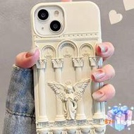 European Style 3D Angel Stereoscopic Silicone Shockproof Phone Case, Soft Shell Compatible With Sams