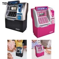 [TENOL] ATM Piggy Bank Saving Money Box Practical ATM Money Bank Money Saving Jar for Store Hotel Re