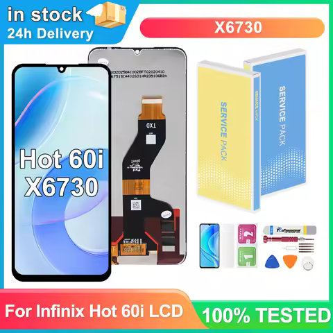 6.75"For Infinix Hot 60i 5G X6730 LCD Display Touch Screen For Infinix Hot 60i 5G LCD Display with F