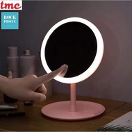 Pink LED makeup mirror