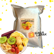 Keripik Buah Mix 100gr Premium KW 1 Kripik Buah Asli Vacuum Frying