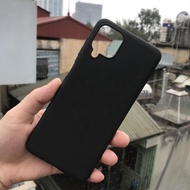 Ốp lưng Samsung Galaxy A12 dẻo silicon màu đen cao cấp chống sốc