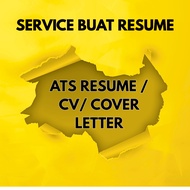Servis Buat ATS Resume, Cover Letter & CV | Servis Resume Profesional Termurah & Terpantas