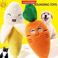 SMARTSIMPLE 1Pc Plush Squeaky Toy Dog Toys Bite Resistant Clean Dog Chew Puppy Training Toy Ball Pet