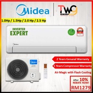 [FAST SHIPPING] Midea (1HP / 1.5HP / 2.0HP / 2.5HP) R32 Inveter Air Conditioner With Ionizer