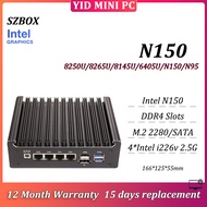 SZBOX MINI PC Intel N150/N95/8250U/8145U/8265U DDR4/DDR3 M.2 2280/SATA 4*2.5G LAN Soft router 1 Year