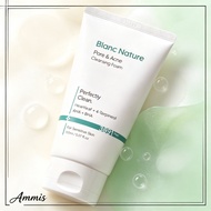 【สินค้าใหม่ของแท้ 100%】Blanc Nature Foam Cleanser 150ml โฟมล้างหน้าควบคุมความมัน ทำความสะอาดรูขุมขน