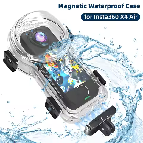 Invisible Dive Case for Insta360 X4 Air, 50mUnderwater Waterproof Housing & Magnetic Quick Release M