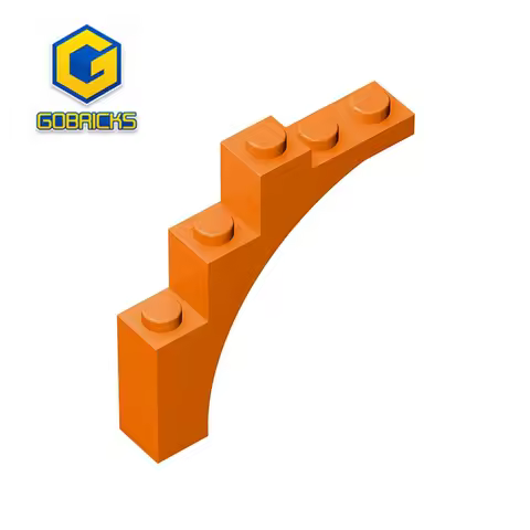 Gobricks GDS-715 BRICK W. BOW 1X5X4 compatible with lego 76768 2339 14395 children's DIY Educational