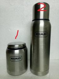 史丹利 STANLEY 銀 不鏽鋼真空保溫瓶 1L / 食物罐 414ml 單個