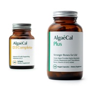 ALGAECAL Bundle - Vitamin D3 Complete (1000 IU) + K2, Vitamin E, Vitamin A (1000 IU) & Plant-Based C