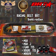 VBELT BRT SET PLUS ROLLER BRT MIO XRIDE115 NOUVO MIOJ FINO115 ORIGINAL BRT