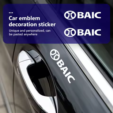 Car Logo Sticker Emblem Auto Interior Exterior Decor Universal For BAIC Beijing BJ40 BJ80 EC3 EC5 EU