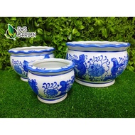 CERAMIC POT PLANTS POT ROUND SHAPE (4828)(SP-03)